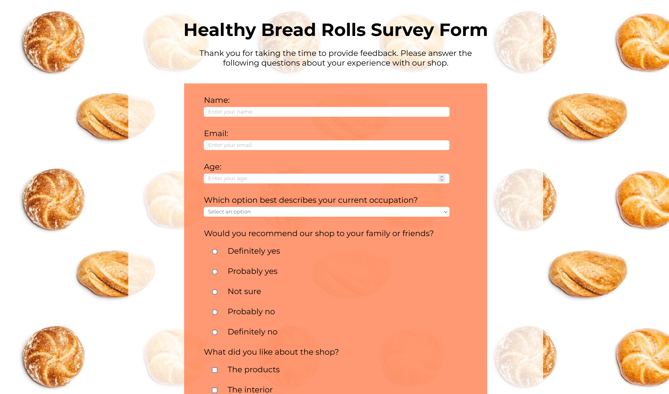 Survey Form